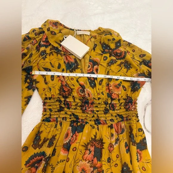 Ulla Johnson Adara Waterlily Yellow Dress Size 0 NWT - Picture 14 of 16